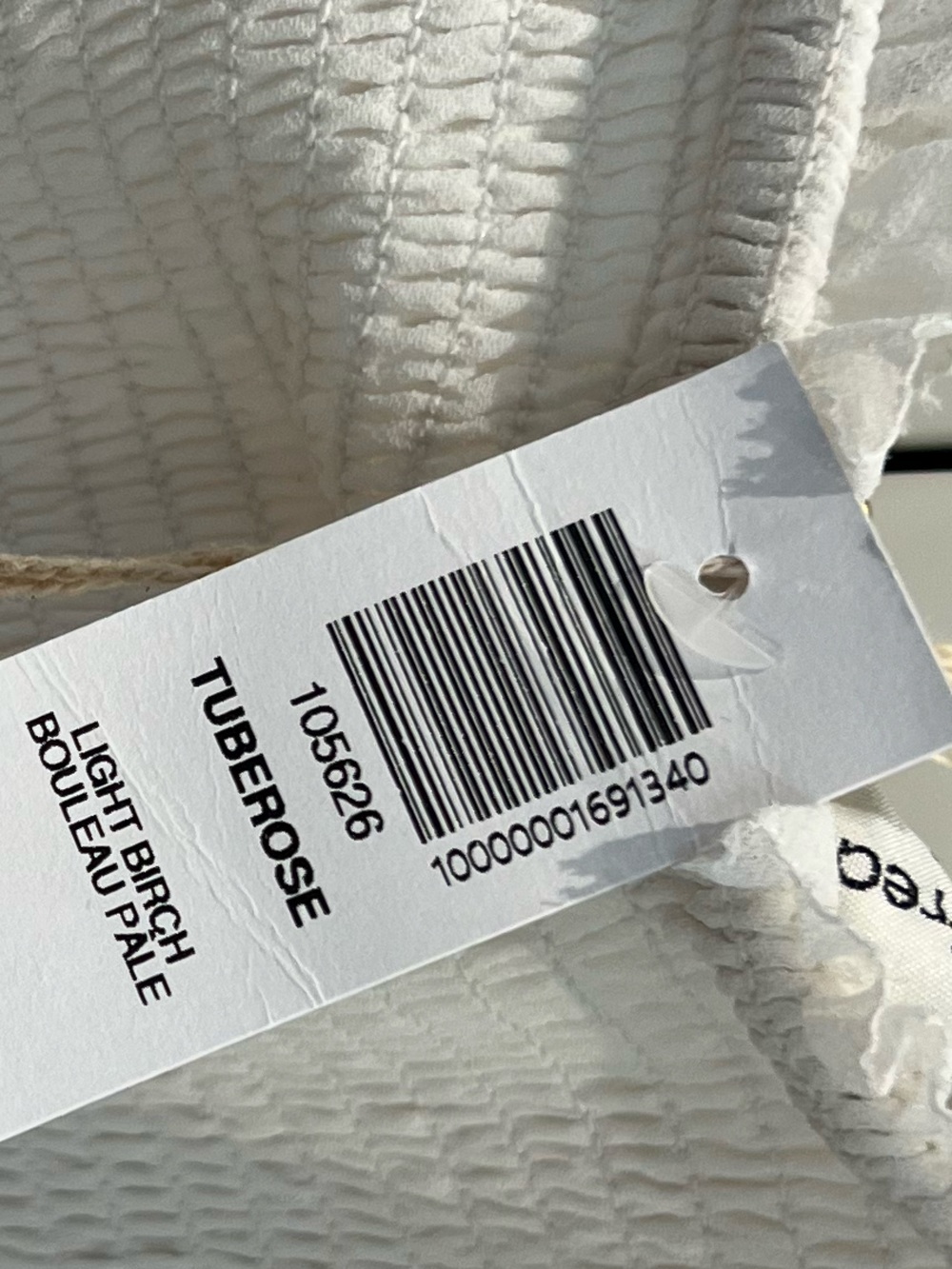 Aritzia Wilfred Tuberose - White Smocked Bodice Midi Dress - Picture 3 of 4